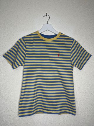 Camiseta Polo Ralph Lauren Rayas Azul/Amarillo