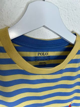 Camiseta Polo Ralph Lauren Rayas Azul/Amarillo