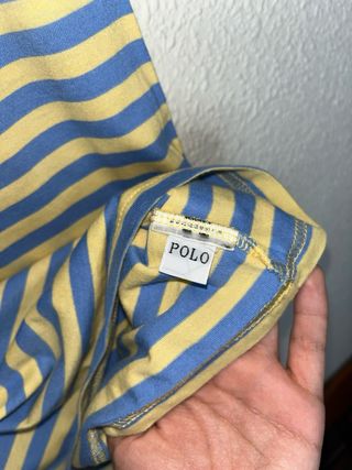 Camiseta Polo Ralph Lauren Rayas Azul/Amarillo
