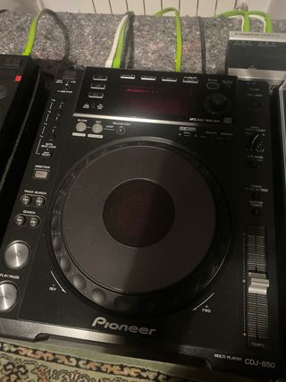 Pareja de Pioneer CDJ-850 Reproductor DJ Negro 