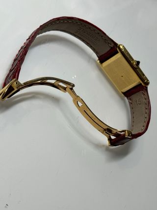 Cartier Tank 18k Pequeño/Mediano Oro Rojo