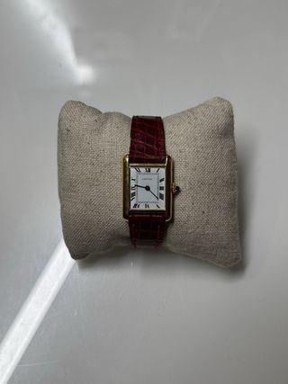 Cartier Tank 18k Pequeño/Mediano Oro Rojo