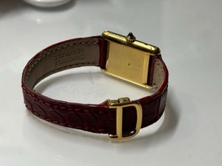 Cartier Tank 18k Pequeño/Mediano Oro Rojo