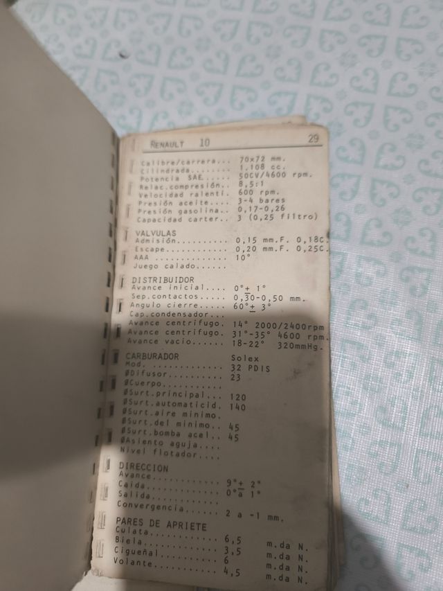 Libro Datomotor Automóviles Españoles 1976