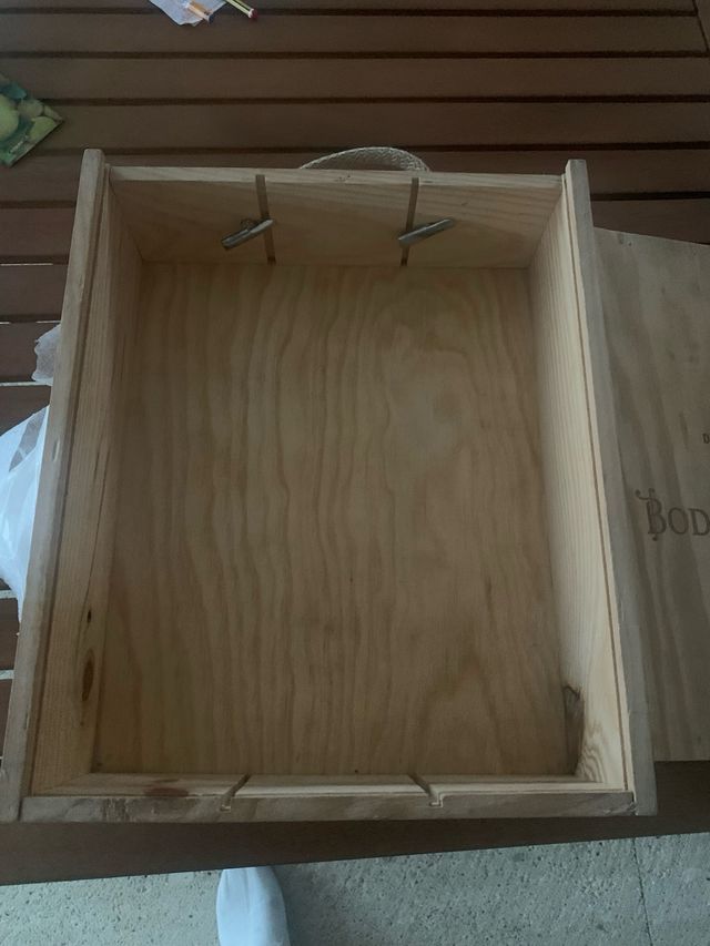 Caja de madera para vinos Bodegas Riojanas