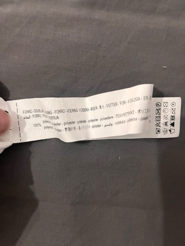 Vestido asimétrico Zara blanco