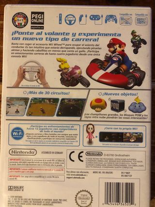 Mario Kart Wii con volante