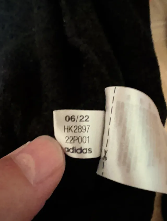 Chaqueta Adidas cremallera gris y negra