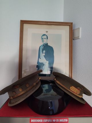 antiguo cuadro príncipe Juan Carlos España franco 