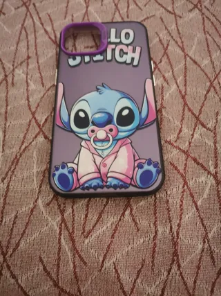 Custodia Stitch Viola per iPhone 13