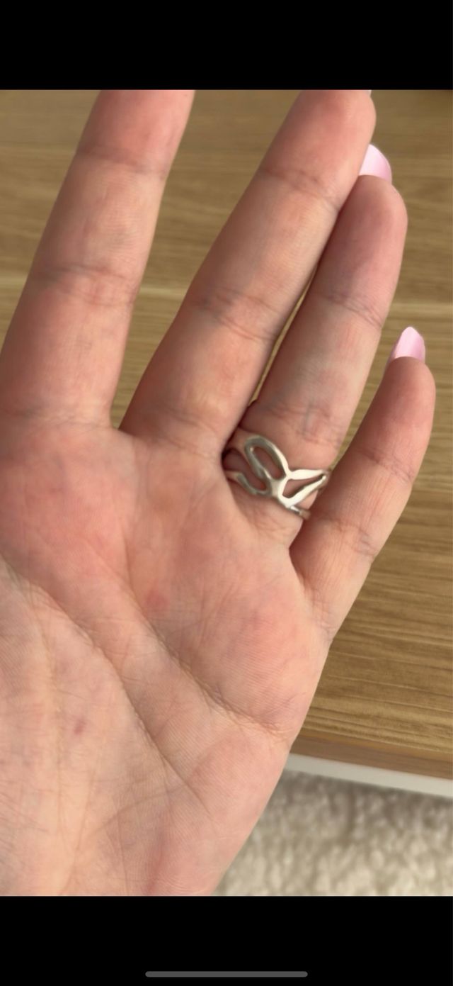 Anillo y Colgante Coral Rojo y Plata(925