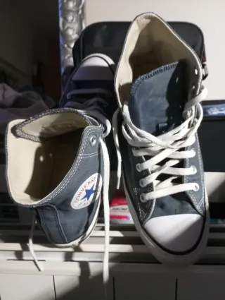 Zapatillas Converse Lona Azul Talla 42