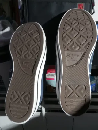 Zapatillas Converse Lona Azul Talla 42