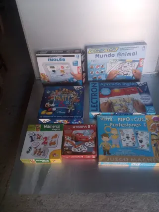 Lote de 6 juegos infantiles educativos