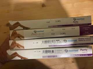 Lote 4 pantys compresion fuerte talla III