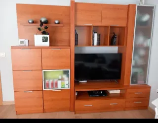 Mueble de salón modular madera
