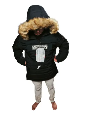 Abrigo Geographical Norway XXL Negro