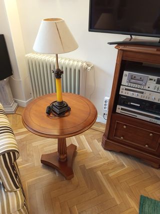 Set de salón de madera de cerezo