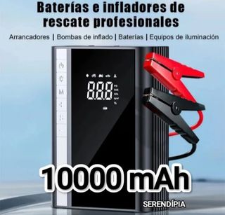 COMPRESOR ARRANCADOR CARSUN 10000 mAh.