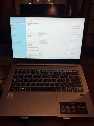 Portátil Acer I5 + Auriculares + Soporte