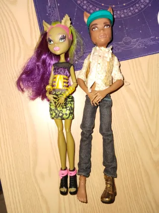 Lote Muñecos Monster High: Clawd y Clawdeen