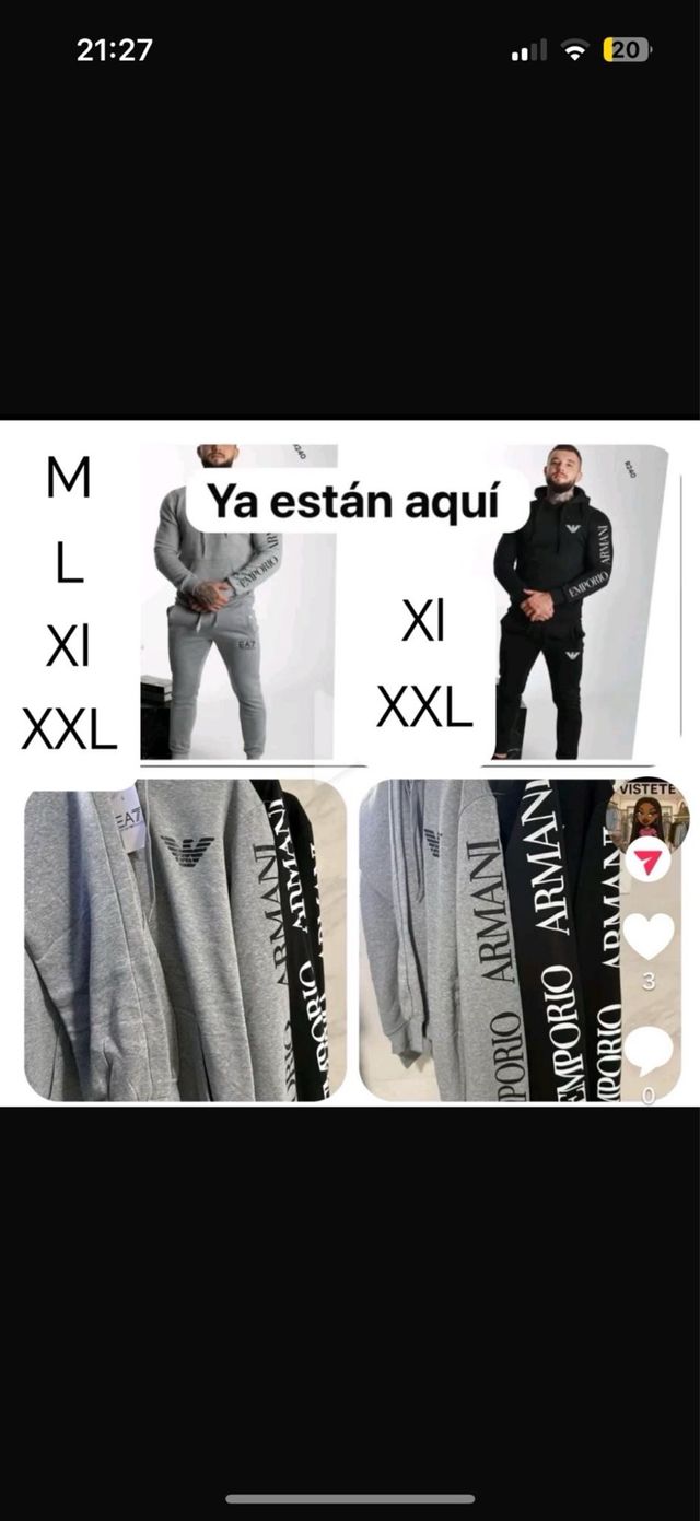 Conjunto Caballero Gris/Negro