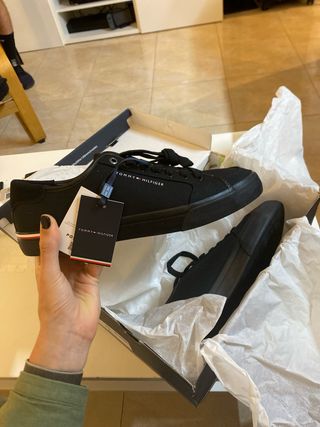 Deportivas Tommy Hilfiger Negras Talla 44