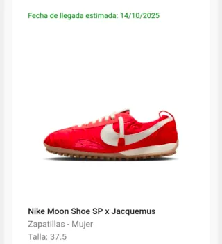 Nike x Jacquemus Moon Shoe University Red