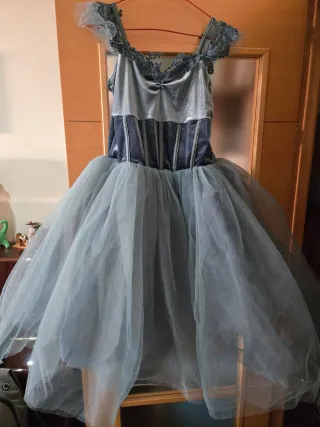 Traje de ballet gris/verde azulado marca weissmans