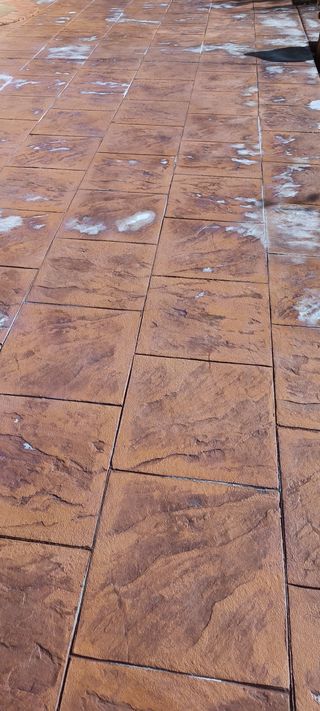 Hormigón impreso y vertical