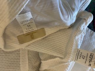 Traje de falda y chaqueta blanco