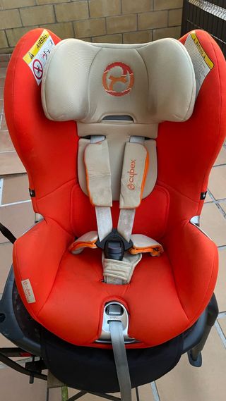 Silla de coche Cybex Sirona naranja y beige
