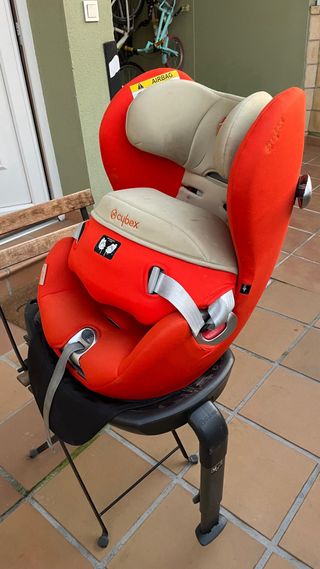 Silla de coche Cybex Sirona naranja y beige