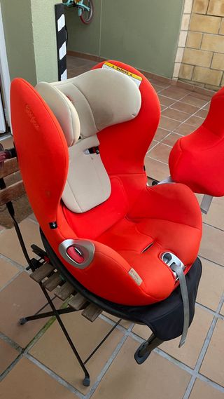 Silla de coche Cybex Sirona naranja y beige