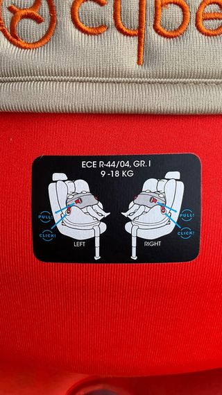 Silla de coche Cybex Sirona naranja y beige