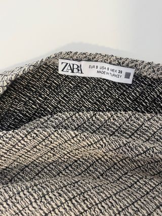Top Asimétrico Zara Talla S