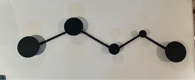 Perchero moderno negro