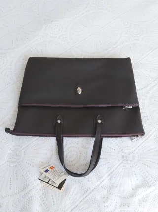 El Potro Cartera Piel Portadocumentos Marrón