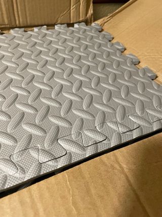 Losetas suelo gimnasio/protección/piscinas grises