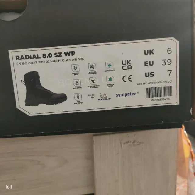 Radial 8.0 SZ WP Stivali