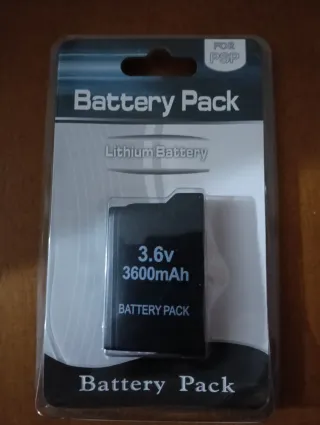 PSP batería nueva Lithium 3600mAh