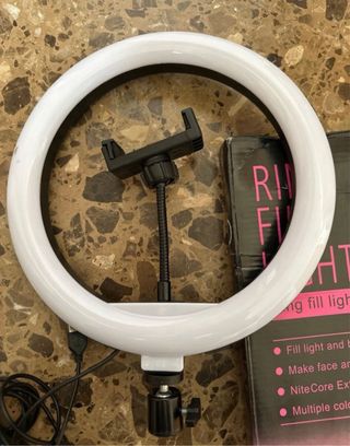 Aro de Luz LED con Soporte para Móvil