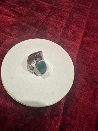 Anillo Plata Turquesa regulable 