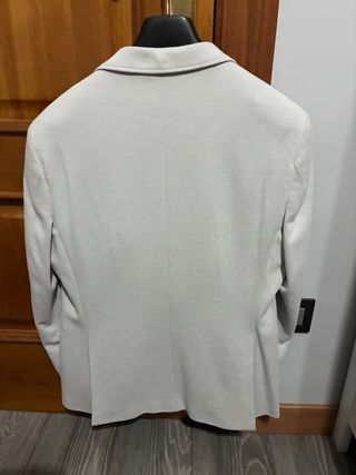 Chaqueta americana T54 blanco roto