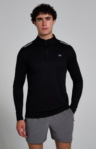 Sudadera MyProtein cremallera negra