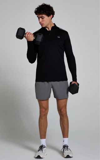 Sudadera MyProtein cremallera negra