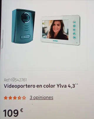 Videoportero Ylva 4.3 Color