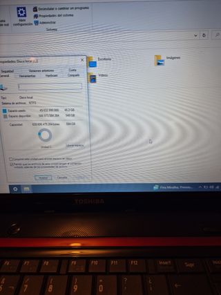 Portátil Toshiba Satellite i5 4GB RAM 2011