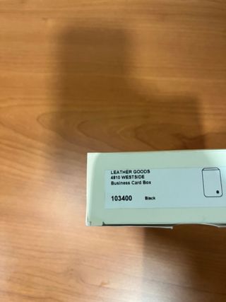 Montblanc Cartera Tarjetas Negra