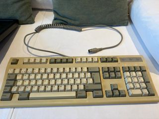 Teclado Antiguo Ordenador Beige/Gris